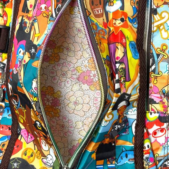 Rare Vintage Y2K Tokidoki x LeSportsac Backpack Pirata Pirate Print NWOT main image 10